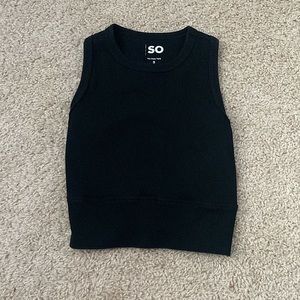 Black “the cozy tank” By SO